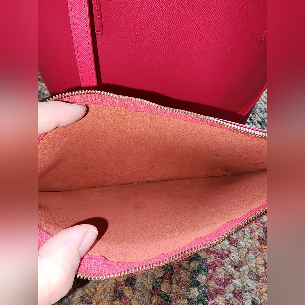 Ted Baker Hot Pink Tote with Bow Accent - Picture 11 of 15